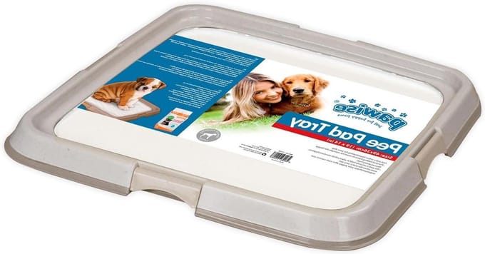 Pee Pad Tray 56x56cm with Removable Bottom - Large Dog Training Pad Holder