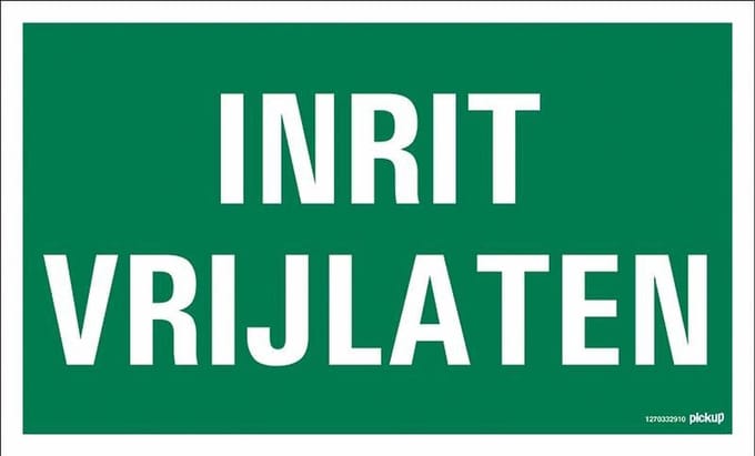 Pickup bord 33x20 cm - Inrit vrijlaten