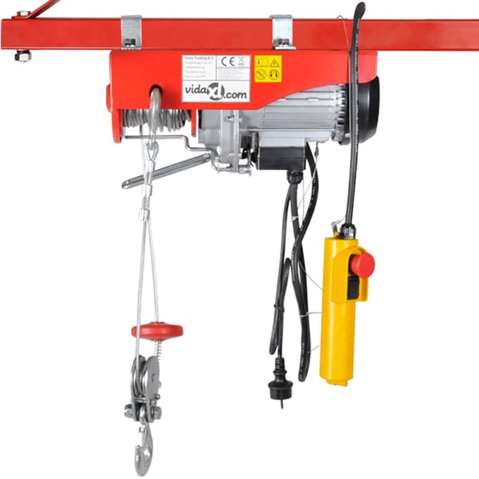 vidaXL - Elektrische - lier - 1300 - W - 400/800 - kg
