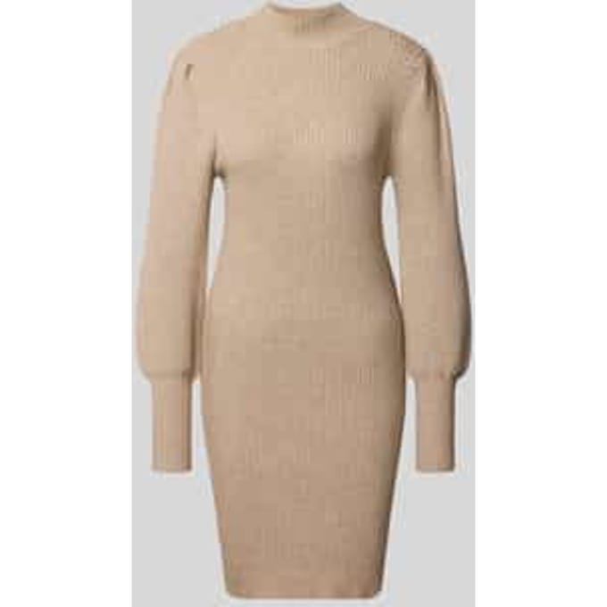 Comfort fit gebreide jurk van viscosemix, model 'KATIA'