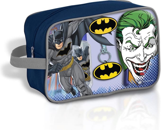 BATMAN - Toilettas met Eau de Toilette 50ml + Bad & Shampoo 100ml + sleutelhanger