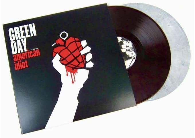 Green Day LP - American idiot - voor Geen - spetters