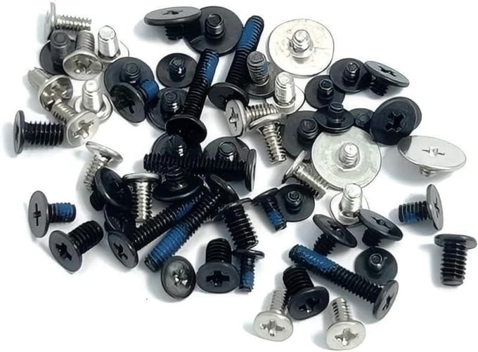 Laptop Schroeven Set - Reparatieset Computer - Laptop Onderhoud - Professionele Kwaliteit - Complete Set - Zilver