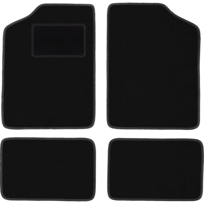 Zwarte veloursmatten voor: Renault 5 hatchback (1972-1985)