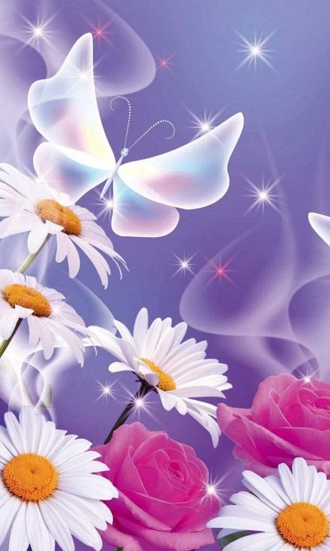 Fotobehang - Butterfly 150x250cm - Vliesbehang