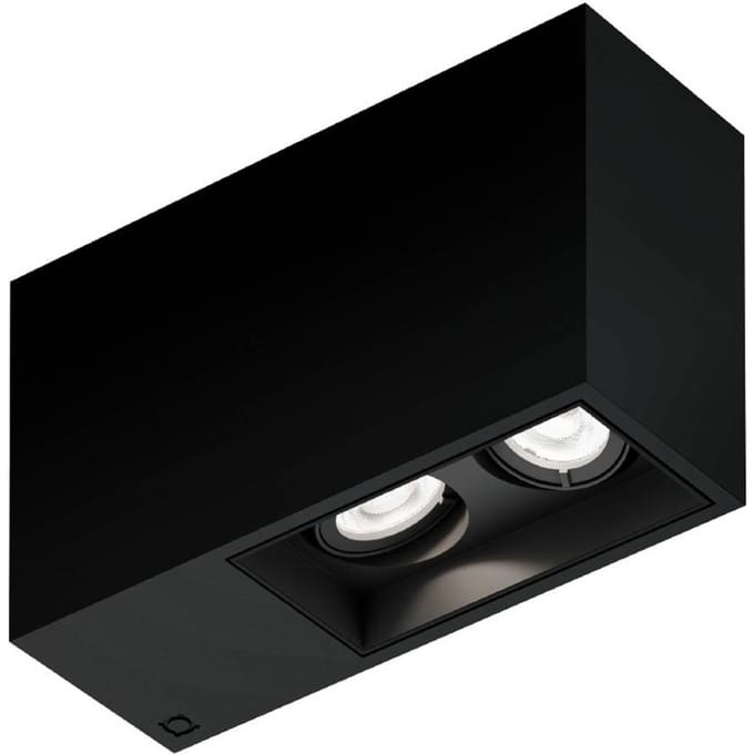 Wever & Ducré Lighting WEVER & DUCRÉ LED downlight Plano petit 2.0 zwart 927 dimbaar