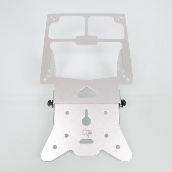 nummerplaathouder een voor solex aluminium zilver nieuw