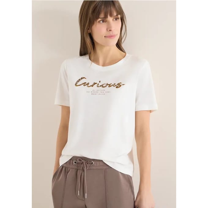 Shirt met print aan de voorkant