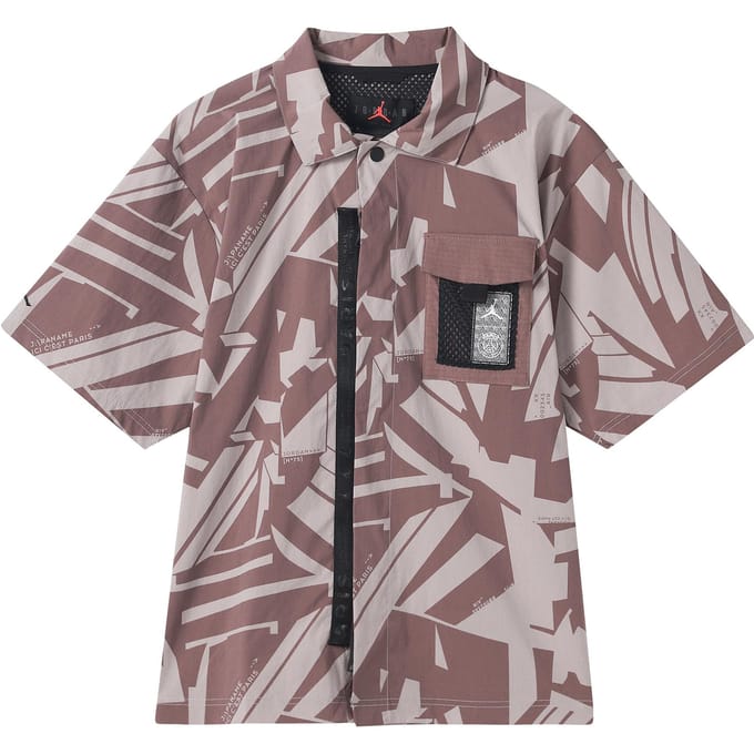 Jordan Shirts Mannen Roze Bruin Kraag Matig Overig 3XL gray