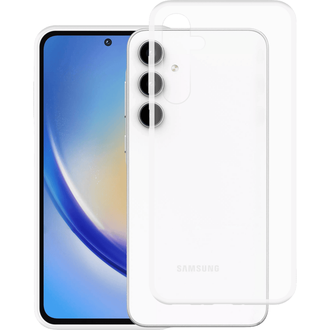 Mobilize Samsung Galaxy A35 Siliconen (TPU) Hoesje Transparant