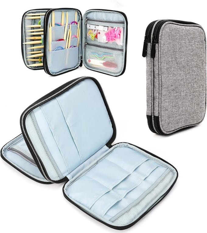 Organizer tas voor breinaalden en accessoires - Waterdicht en multifunctioneel