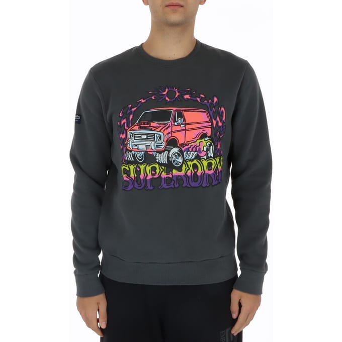Sweater met patroon Superdry Motor Retro