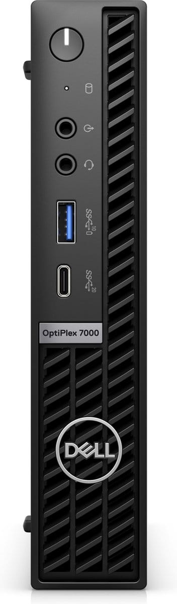 DELL OptiPlex 7000 i7-12700T MFF Intel® Core™ i7 16 GB DDR4-SDRAM 256 GB SSD Windows 10 Pro Mini PC Zwart