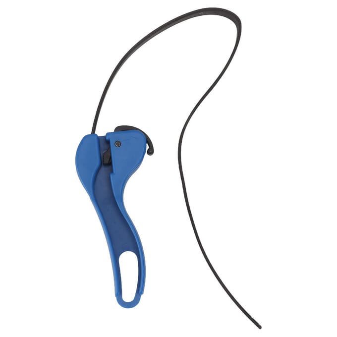 Potopener Potdekselopener Tool Multifunctionele Flesopener met Vergrendeling voor Zwakke Handen S Small blue
