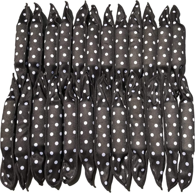 Haarrollers Slaap - Zachte rollers - Krullen Maken - Zonder Hitte - 40 Stuks - Zwart