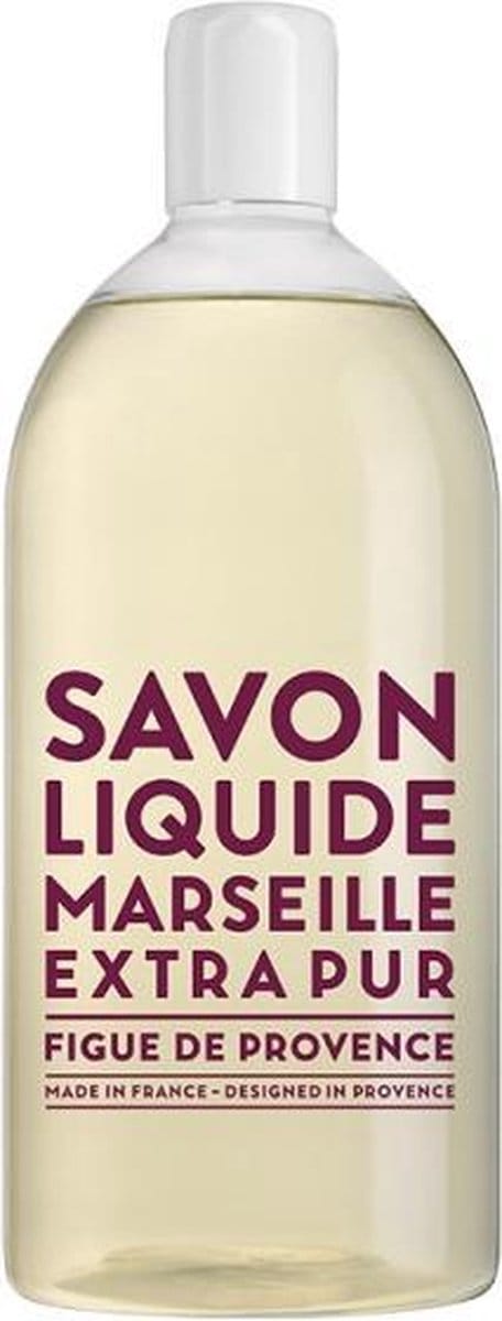 Savon de Marseille vloeibare handzeep Extra Pur Figue de Provence 1 liter navulling