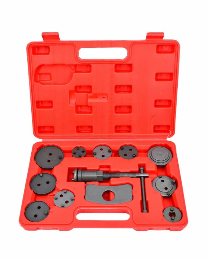 Awtools - Remzuigerset - 12 graden - Magnetische adapter - Staal Carbon