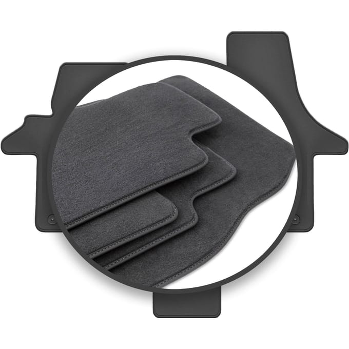 Premium automatten voor: VW Transporter T5 Caravelle 2-zits (2003-2015)