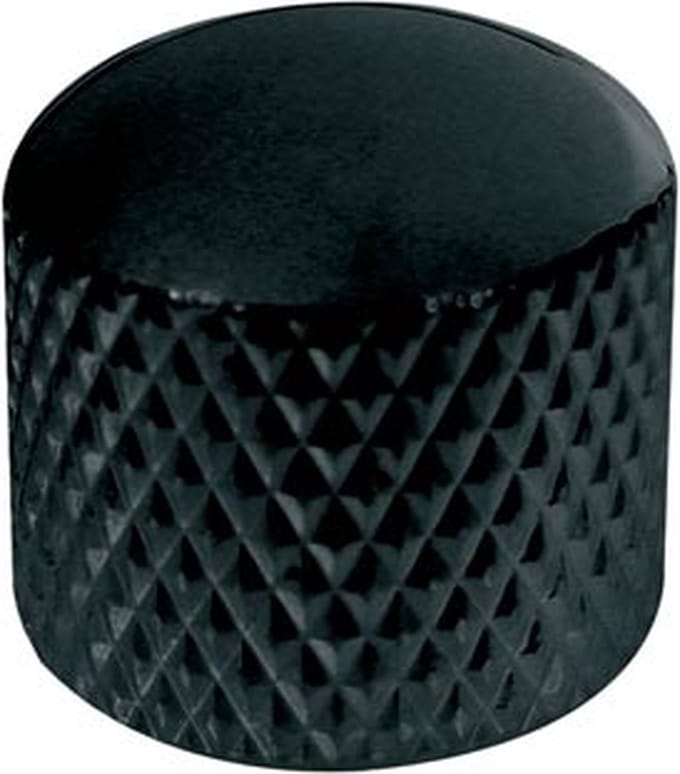Boston KB-235 Zwarte Metalen Dome Knop 19mm