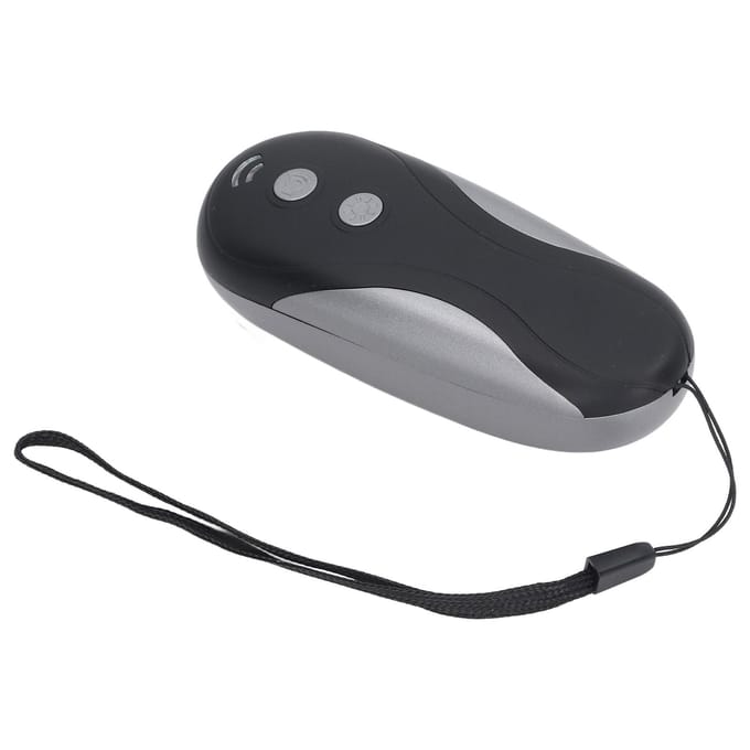 Ultrasoon blafcontroleapparaat Draagbaar Handheld LED Knipperend Hond Blaffen Afschrikmiddel gray