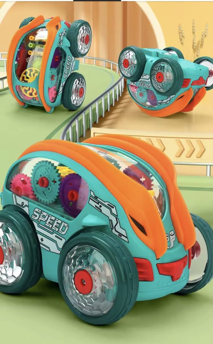 OODBLUE 360° Stuntauto – Licht & Muziek – Flip & Spin Speelgoedauto voor Kinderen