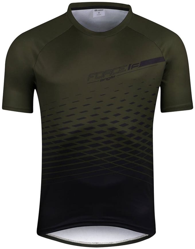 Force Angle Korte Mouw Enduro Trui Groen M Man