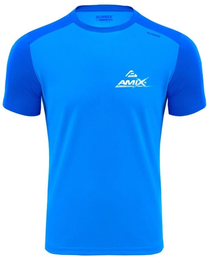 Amix Performance T-shirt Met Korte Mouwen Blauw M Man
