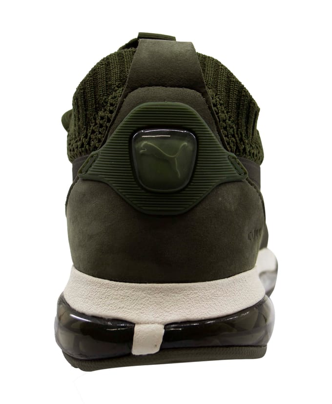 PumaCell Motion Waffle Knit Green Trainers - Heren