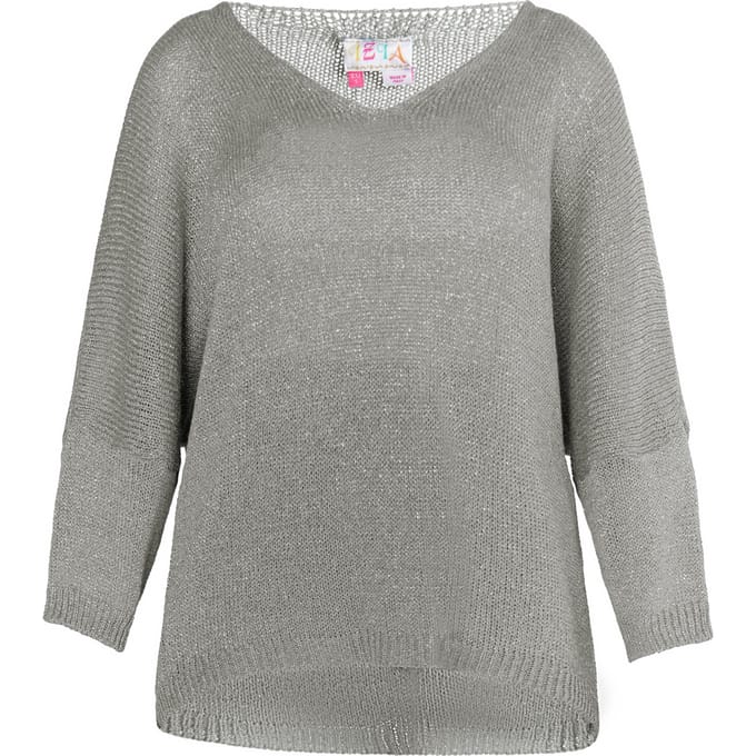 IZIA Jumper Dames zilvergrijs
