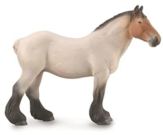 Nederlands Trekpaard Merrie Roan 1:20 XL
