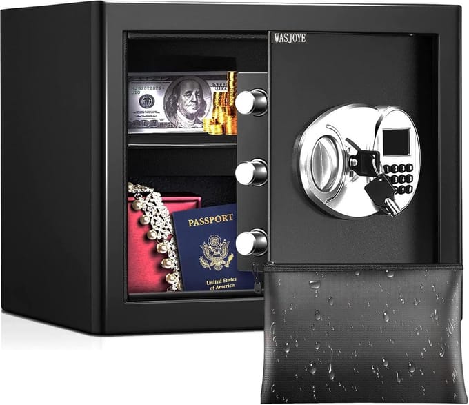 Vuurvaste Kluis met LED-Display en Digitale Slot - 26 Liter Opbergruimte