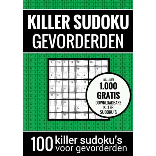 Sudoku Medium: Killer Sudoku - Puzzelboek Met 100 Puzzels Voor Gevorderden - Sudoku Puzzelboeken