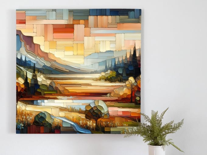 Kunstprint | Wanddecoratie | Dibond | 80 × 80 cm