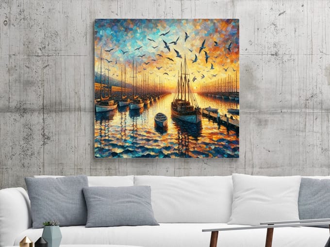Kunstprint | Wanddecoratie | Dibond | 40 × 40 cm