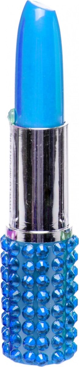 Lg-imports Balpen Lippenstift Meisjes 10 Cm Blauw