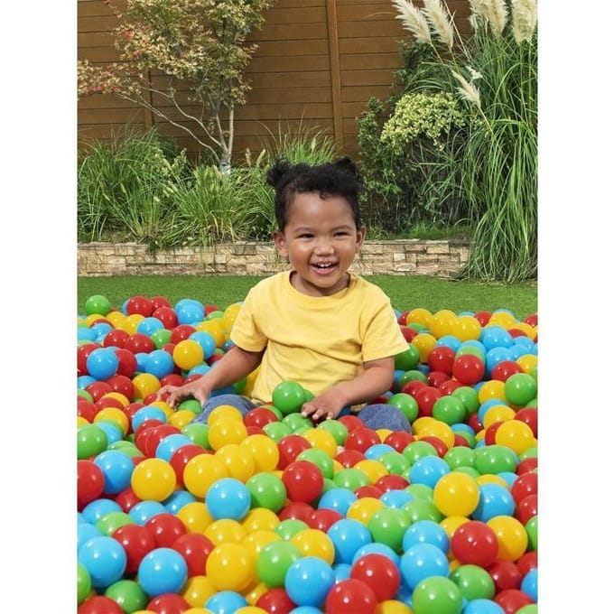 Multimarca Zak Met 100 Plastic Ballen Transparant