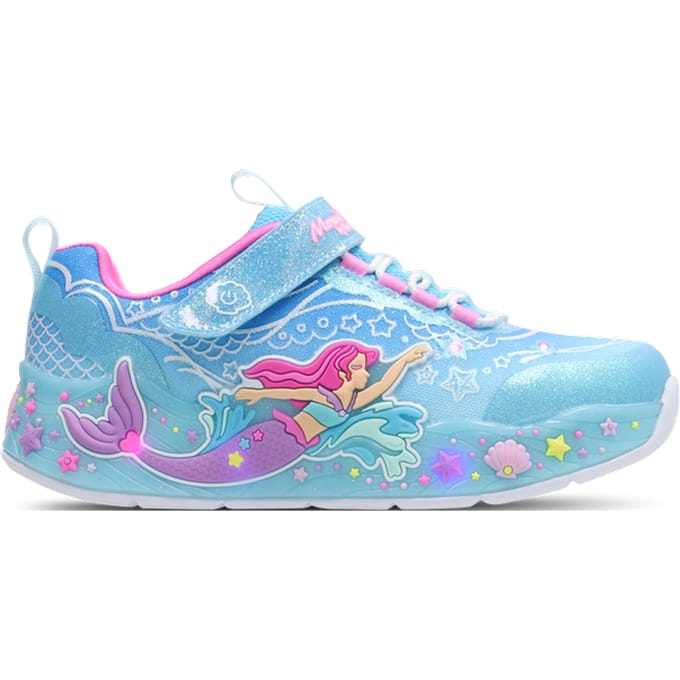 Skechers S-lights Peuterschoenen - Zwart - Maat 32 - Plastic