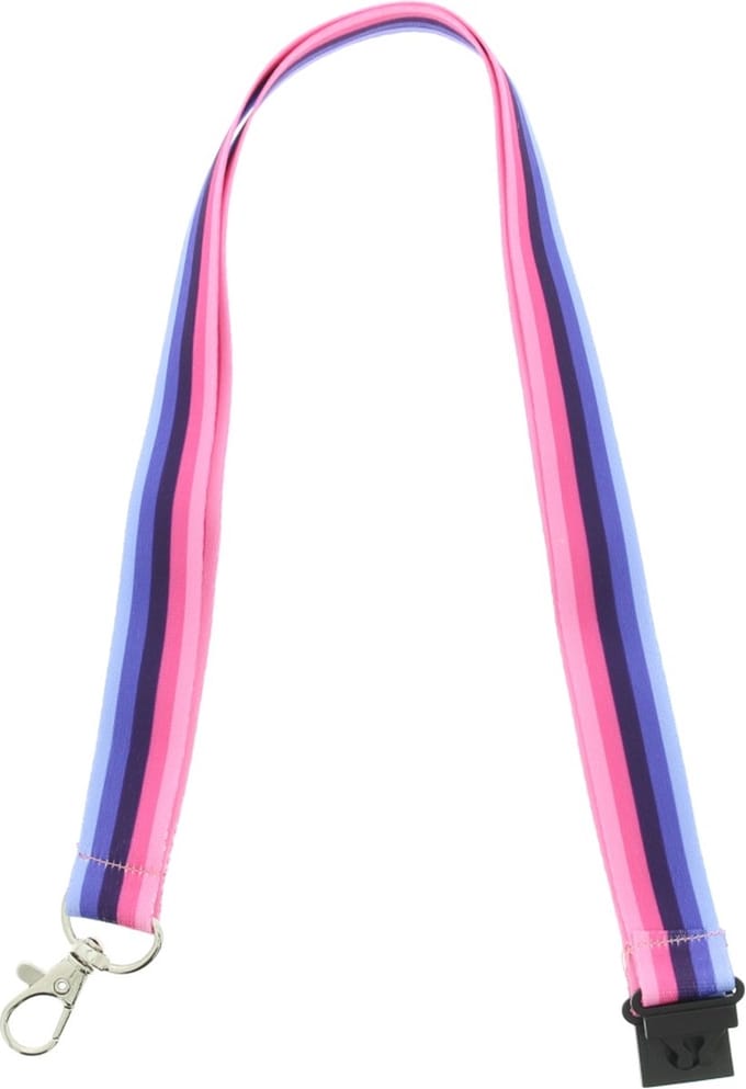 Zac's Alter Ego - 90cm Omnisexual with Detachable Keyhook Sleutelkoord/Lanyard - Multicolours
