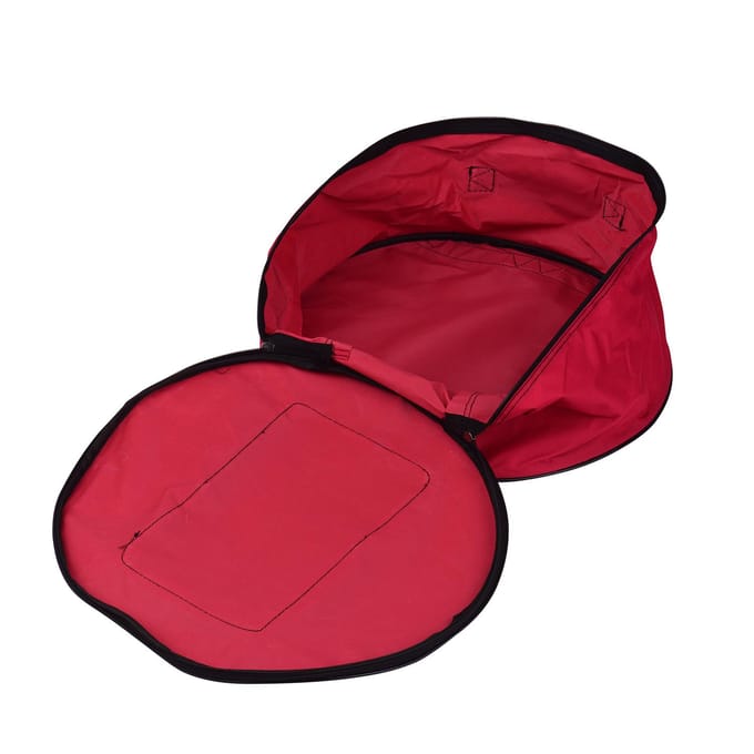 Sac à dos compact pour caisse claire avec bandoulière et poches extérieures noir