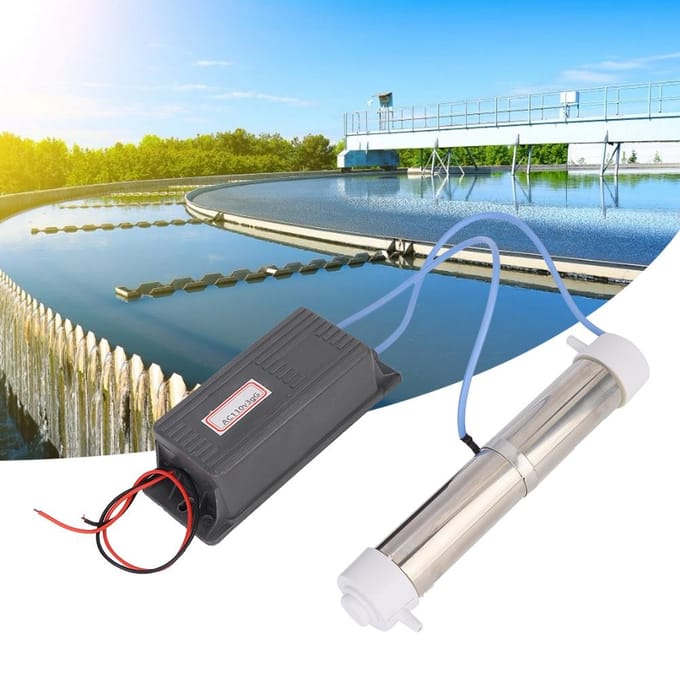 3g AC 110v Ozon Generator Ozonbuis DIY voor Waterplant Zuiveraar gray