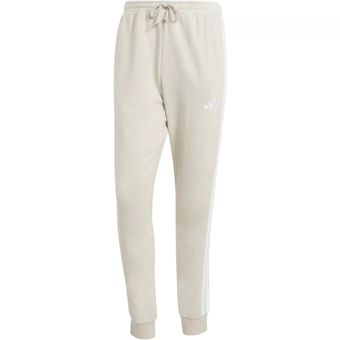 Adidas Essential 3 Stripes French Terry Joggers Beige L / Regular Man