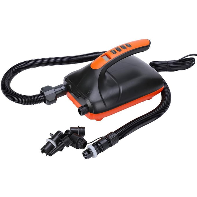 HT?782 Dubbeldoel Auto Hoge Druk Elektrische Opblaaspomp voor Paddleboard Surfboard gray
