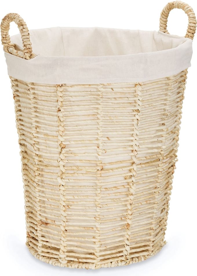 Wasmand, Gevlochten, Beige - Kela | Alba