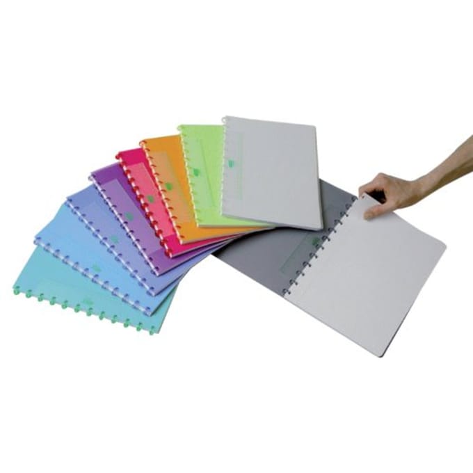 Schrift Adoc Colorlines A4 ruit 5x5mm 144blz 90gr PP assorti - 1 stuks