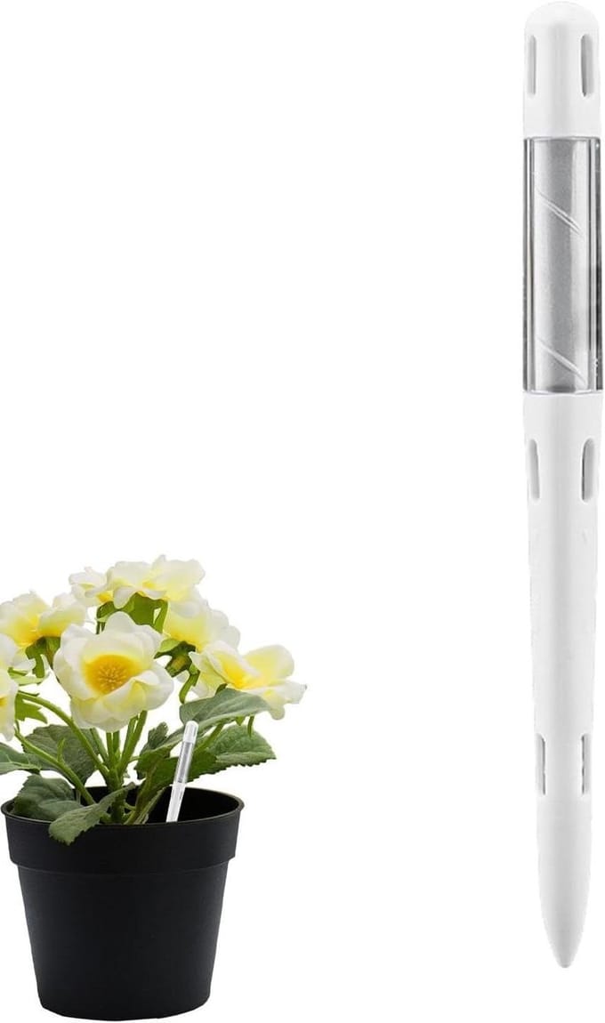Bodemtester - Grondmeter - Plantenverzorging - Batterijvrij - 13 cm - Multicolor