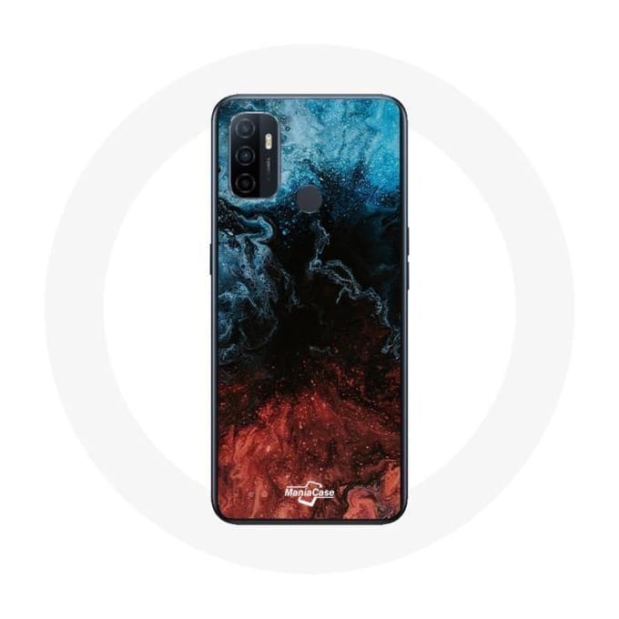 Oppo A53 hoesje met abstract schilderij