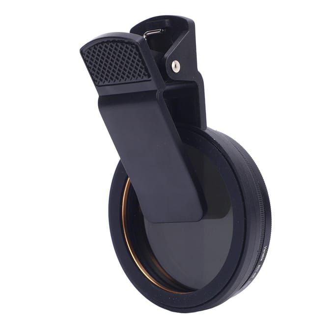 ND2-400 Telefoonlensfilter 52mm Clip-on Variabel Neutraal Dichtheidsfilter ND voor 15 14 13 Smartphones gray
