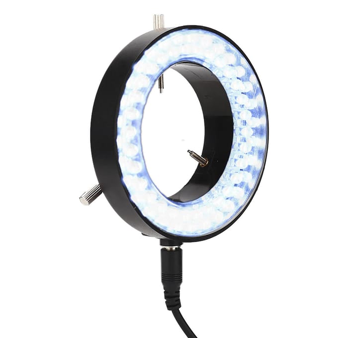 Lampe de microscope stéréo à éclairage annulaire pour la réparation de bijoux