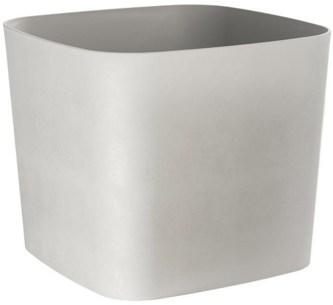 GARDEN ID – SWING Carré – Plantenpot – 16 L – Steenwit, gerecycled