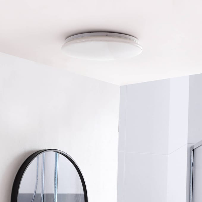 Lindby LED plafondlamp Eovi, Ø 33 cm, wit, 4.000 K